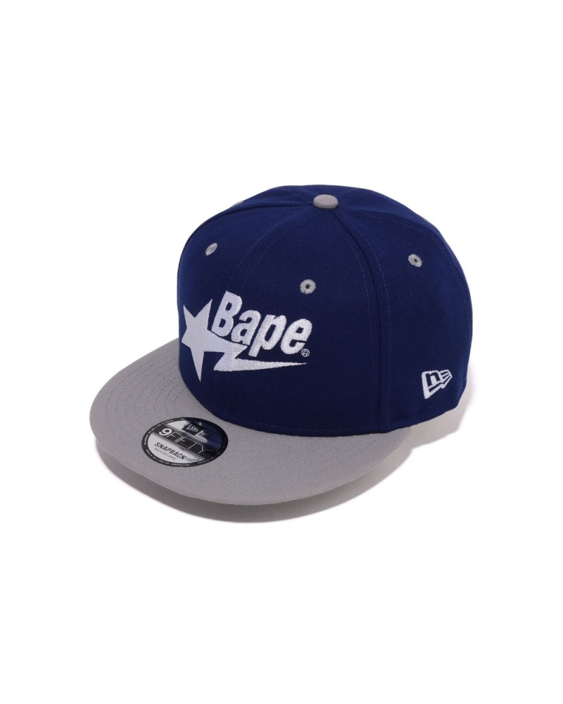 Chapeaux Bape BAPESTA New Era 9fifty Bleu Royal Bleu Homme | PMN-82031332